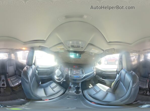 5TDJZRFH5HS413990 2017 TOYOTA HIGHLANDER Серебряный Панорамный вид салона 360°