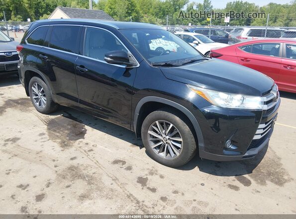 5TDJZRFH5JS546609 2018 TOYOTA HIGHLANDER Black Front right