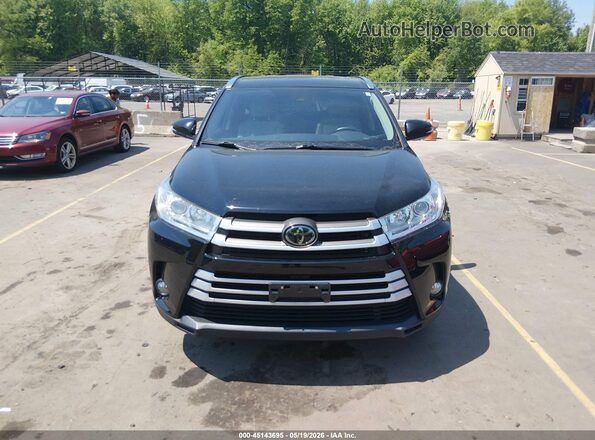 5TDJZRFH5JS546609 2018 TOYOTA HIGHLANDER Black Instrument cluster view
