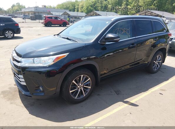5TDJZRFH5JS546609 2018 TOYOTA HIGHLANDER Black Front left