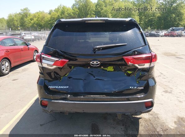 5TDJZRFH5JS546609 2018 TOYOTA HIGHLANDER Black 