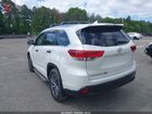2017 Toyota Highlander Xle White vin: 5TDJZRFH6HS454628