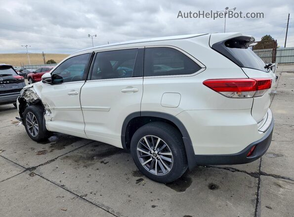 5TDJZRFH6JS875674 2018 TOYOTA HIGHLANDER Белый Задняя левая четверть