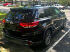 2019 Toyota Highlander Xle Черный vin: 5TDJZRFH6KS604292