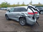 2018 Toyota Highlander Xle Серый vin: 5TDJZRFH7JS485439