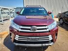 2018 Toyota Highlander Xle Бордовый vin: 5TDJZRFH7JS818769