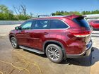 2018 Toyota Highlander Xle Бордовый vin: 5TDJZRFH7JS818769