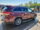 2018 Toyota Highlander Xle Бордовый vin: 5TDJZRFH7JS818769