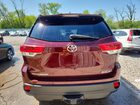2018 Toyota Highlander Xle Бордовый vin: 5TDJZRFH7JS818769