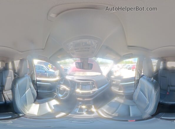 5TDJZRFH7JS818769 2018 TOYOTA HIGHLANDER Бордовый Панорамный вид салона 360°