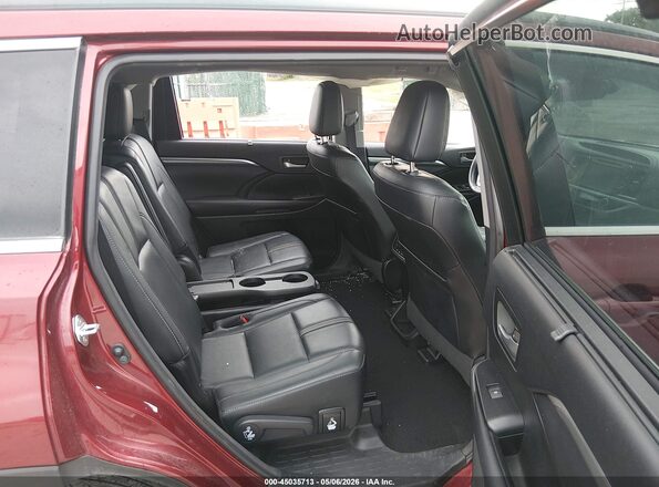 5TDJZRFH8HS361464 2017 TOYOTA HIGHLANDER Красный Вид наклейки с VIN-кодом