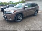 2017 Toyota Highlander Xle Оранжевый vin: 5TDJZRFH8HS474864