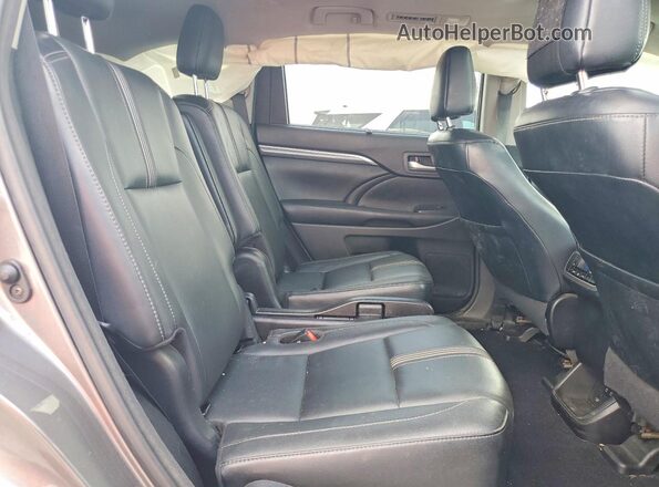 5TDJZRFH8JS496918 2018 TOYOTA HIGHLANDER Gray Vista interior trasera