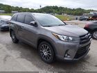 2018 Toyota Highlander Se Gray vin: 5TDJZRFH8JS540917