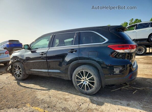 5TDJZRFH8JS554770 2018 TOYOTA HIGHLANDER Черный Задняя левая четверть