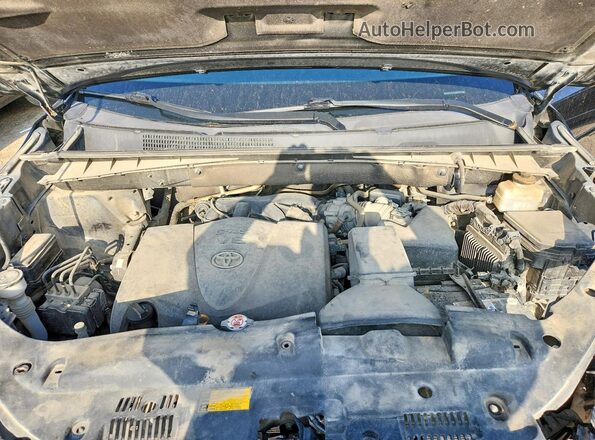 5TDJZRFH8JS554770 2018 TOYOTA HIGHLANDER Черный Вид подкапотного пространства
