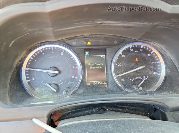 5TDJZRFH8JS554770 2018 TOYOTA HIGHLANDER Черный Вид щитка приборов