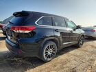 2018 Toyota Highlander Se Черный vin: 5TDJZRFH8JS554770