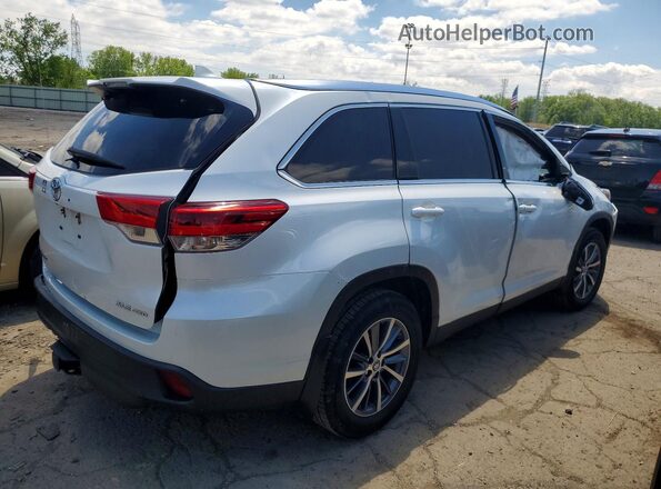 5TDJZRFH8KS915514 2019 TOYOTA HIGHLANDER Белый Задняя правая четверть