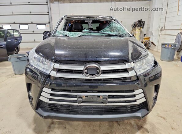 5TDJZRFH9HS451979 2017 TOYOTA HIGHLANDER Black Vista frontal
