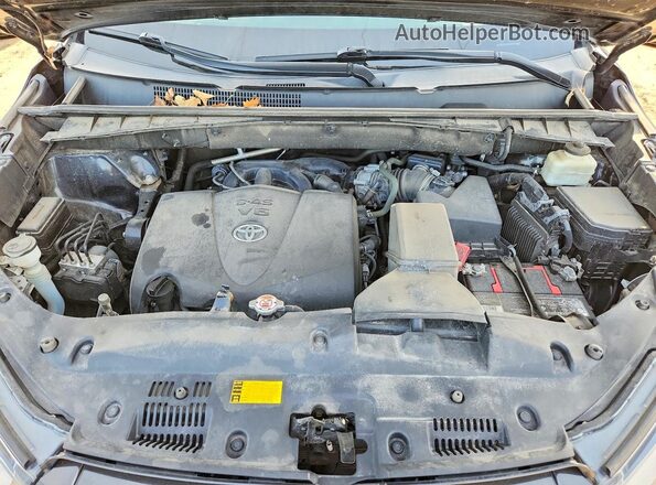 5TDJZRFH9JS535225 2018 TOYOTA HIGHLANDER Black Engine compartment view
