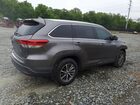 2018 Toyota Highlander Xle Gray vin: 5TDJZRFH9JS540800