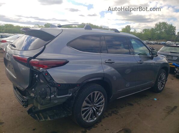 5TDKBRCH0SS658166 2025 TOYOTA HIGHLANDER Серый Задняя правая четверть