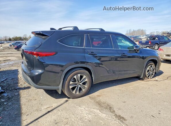 5TDKDRAH2PS027276 2023 TOYOTA HIGHLANDER Черный Задняя правая четверть