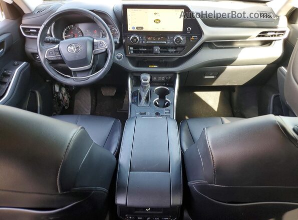 5TDKDRAH2PS027276 2023 TOYOTA HIGHLANDER Черный Вид панели приборов