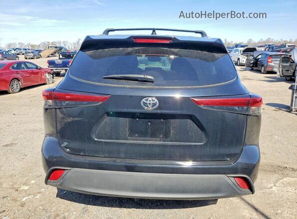 5TDKDRAH2PS027276 2023 TOYOTA HIGHLANDER Черный Вид сзади