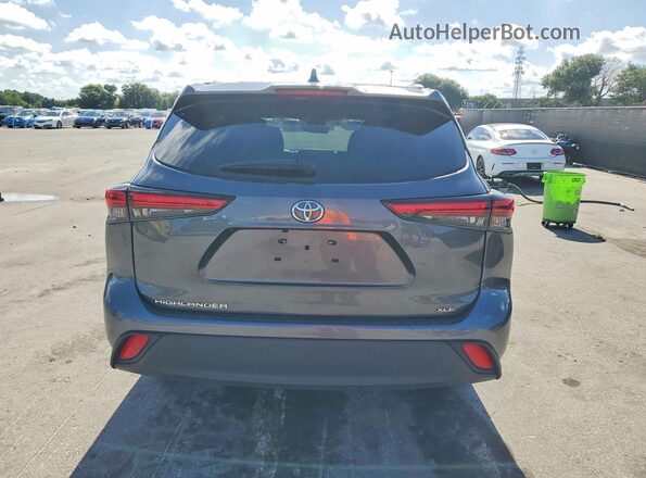 5TDKDRAH3PS036858 2023 TOYOTA HIGHLANDER Серый Вид сзади
