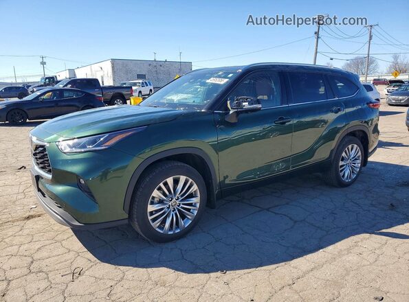5TDKDRAH3PS507763 2023 TOYOTA HIGHLANDER Green Przód lewy