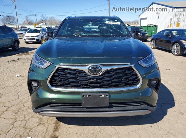 5TDKDRAH3PS507763 2023 TOYOTA HIGHLANDER Green Widok z przodu
