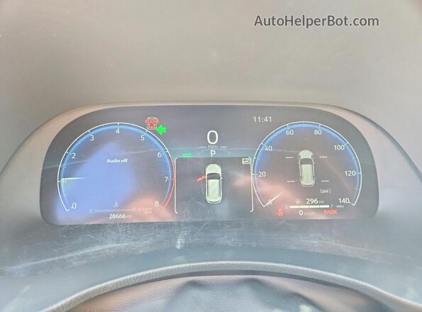 5TDKDRAH3PS507763 2023 TOYOTA HIGHLANDER Green Widok zestawu wskaźników