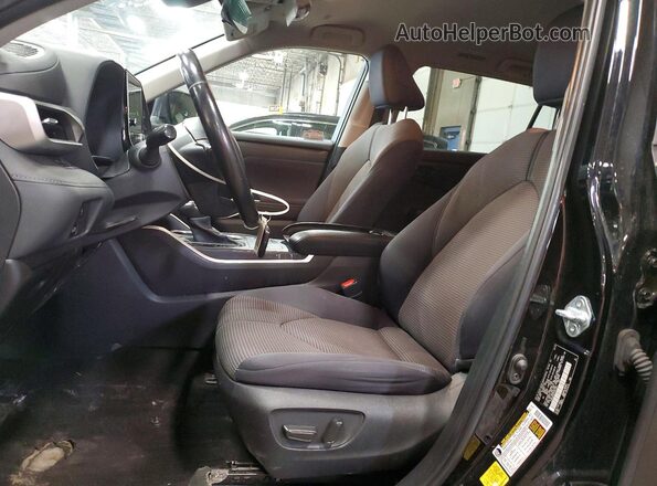 5TDKDRAH4PS027361 2023 TOYOTA HIGHLANDER Черный Вид салона спереди