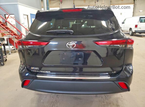 5TDKDRAH4PS027361 2023 TOYOTA HIGHLANDER Черный Вид сзади