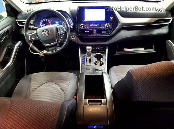 5TDKDRAH4PS027361 2023 TOYOTA HIGHLANDER Черный Вид панели приборов