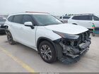 2023 Toyota Highlander Xle White vin: 5TDKDRAH6PS000341