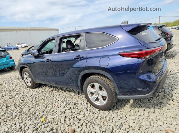 5TDKDRAH6PS034604 2023 TOYOTA HIGHLANDER Синий Задняя левая четверть