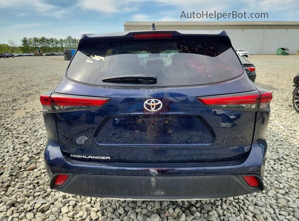 5TDKDRAH6PS034604 2023 TOYOTA HIGHLANDER Синий Вид сзади