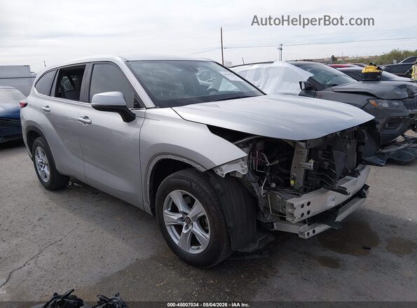 5TDKDRAH8PS030456 2023 TOYOTA HIGHLANDER Серебряный Панорамный вид салона 360°