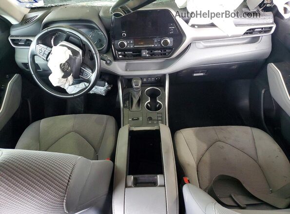 5TDKDRAH8PS500081 2023 TOYOTA HIGHLANDER Синий Вид панели приборов