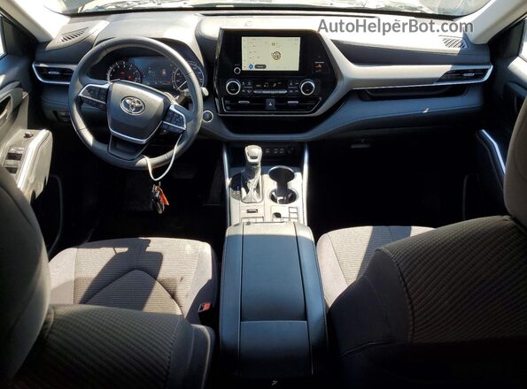 5TDKDRBH1SS582243 2025 TOYOTA HIGHLANDER Черный Вид панели приборов