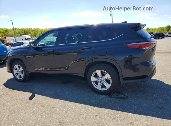 5TDKDRBH1SS582243 2025 TOYOTA HIGHLANDER Черный Задняя левая четверть