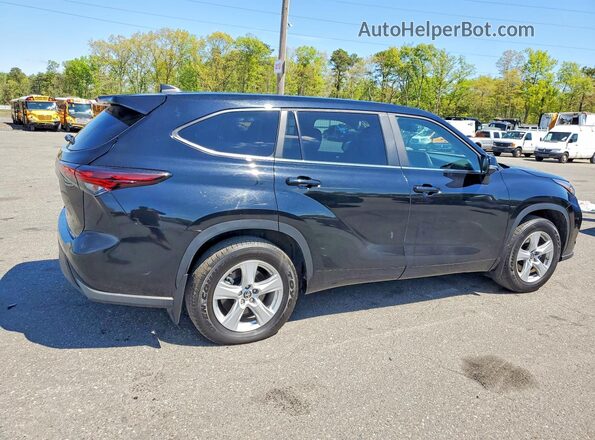 5TDKDRBH1SS582243 2025 TOYOTA HIGHLANDER Черный Задняя правая четверть