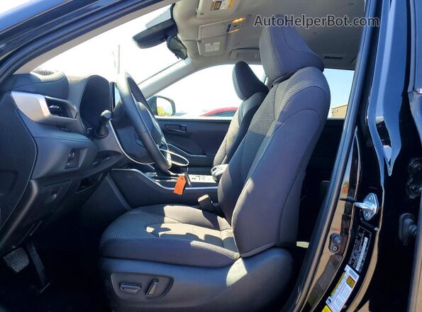 5TDKDRBH1SS582243 2025 TOYOTA HIGHLANDER Черный Вид салона спереди