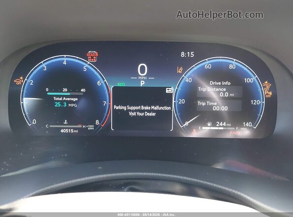5TDKDRBH2RS048713 2024 TOYOTA HIGHLANDER Silver Widok tylnych siedzeń