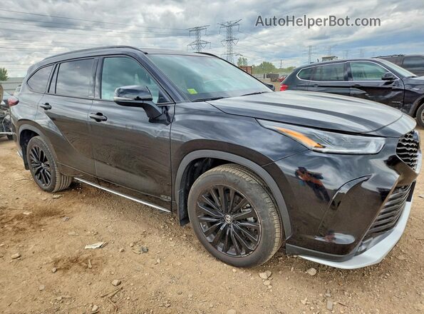 5TDKDRBH2RS573223 2024 TOYOTA HIGHLANDER Черный Передняя правая четверть