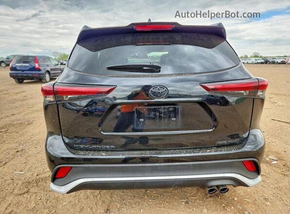 5TDKDRBH2RS573223 2024 TOYOTA HIGHLANDER Черный Вид сзади