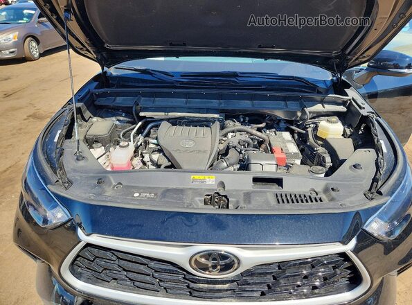 5TDKDRBH3SS589596 2025 TOYOTA HIGHLANDER Черный Вид подкапотного пространства